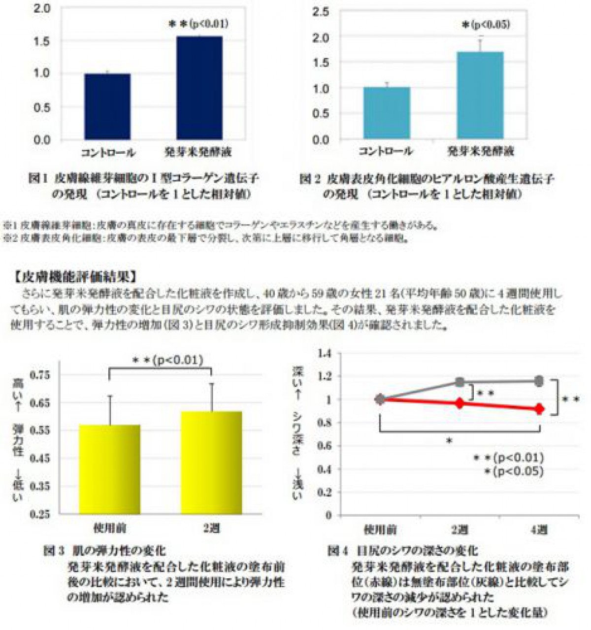 「発芽米発酵液」から新たにアンチエイジング機能を確認/ファンケル