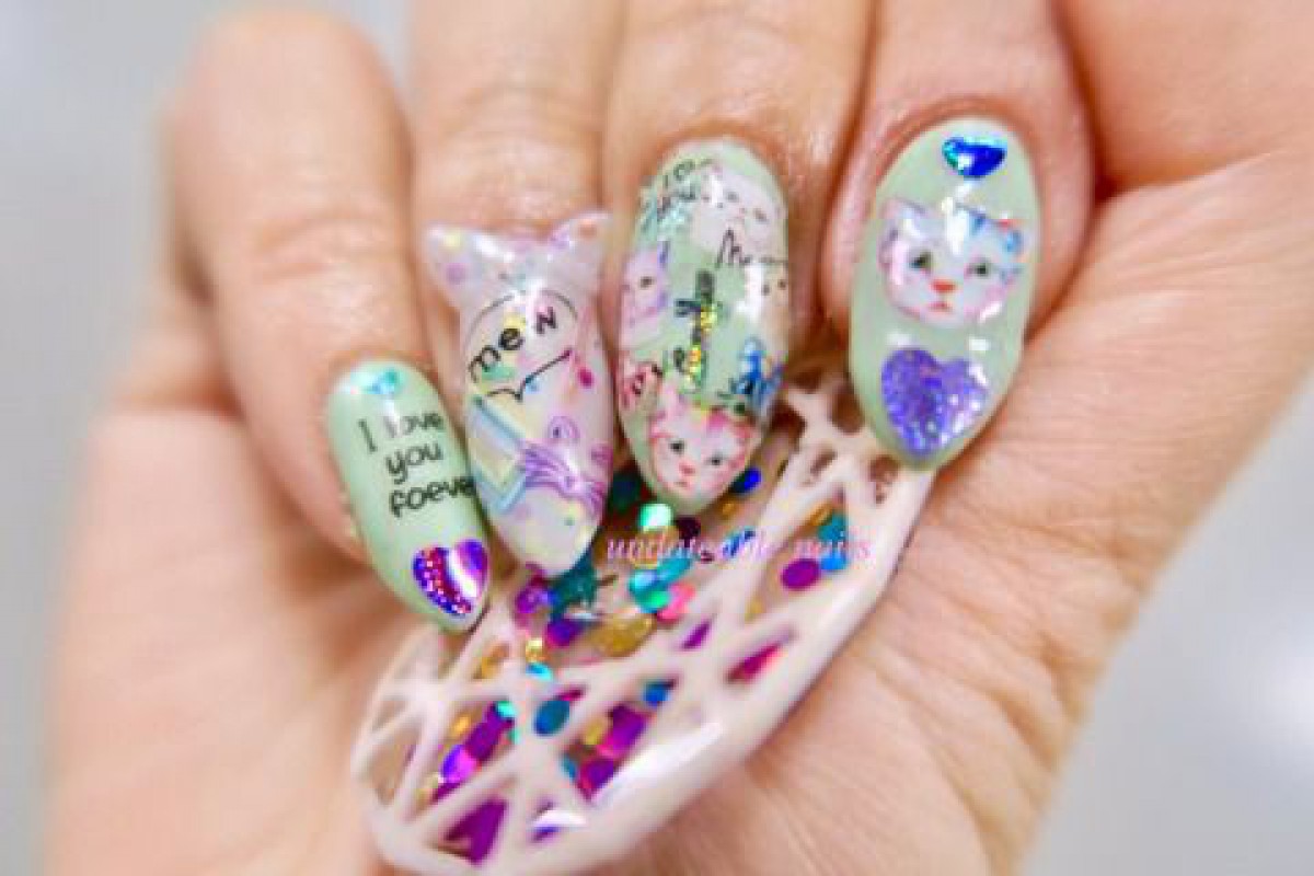 【NAIL】ask for the moon！&福祉ネイリストへの道【ねこ耳ネイル】