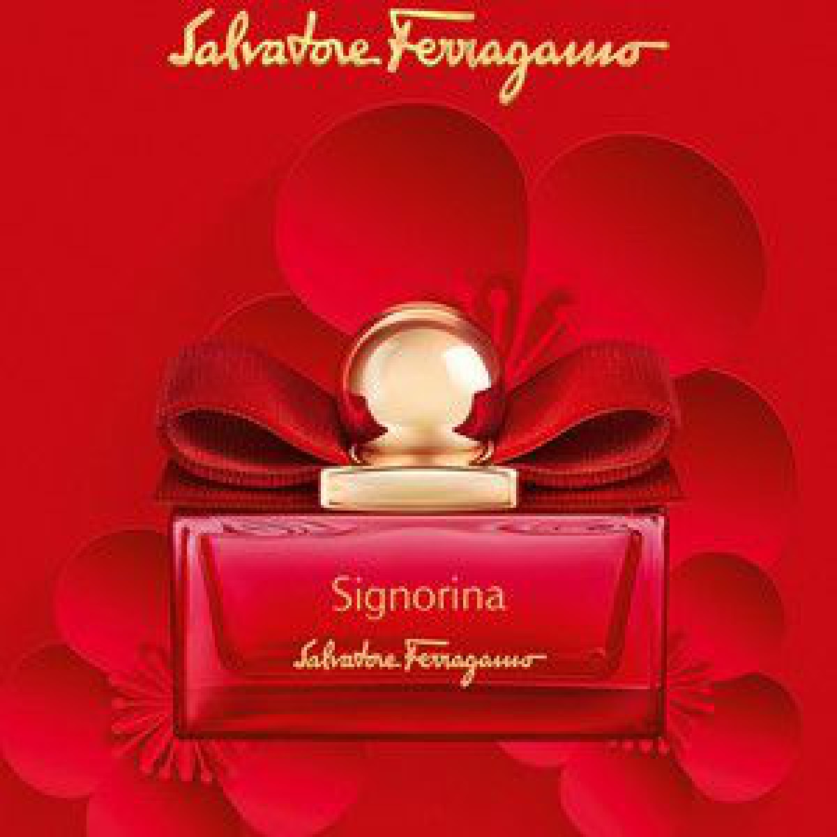フェラガモが人気香水「シニョリーナ」のニューイヤーエディション発売、真紅の限定パッケージ