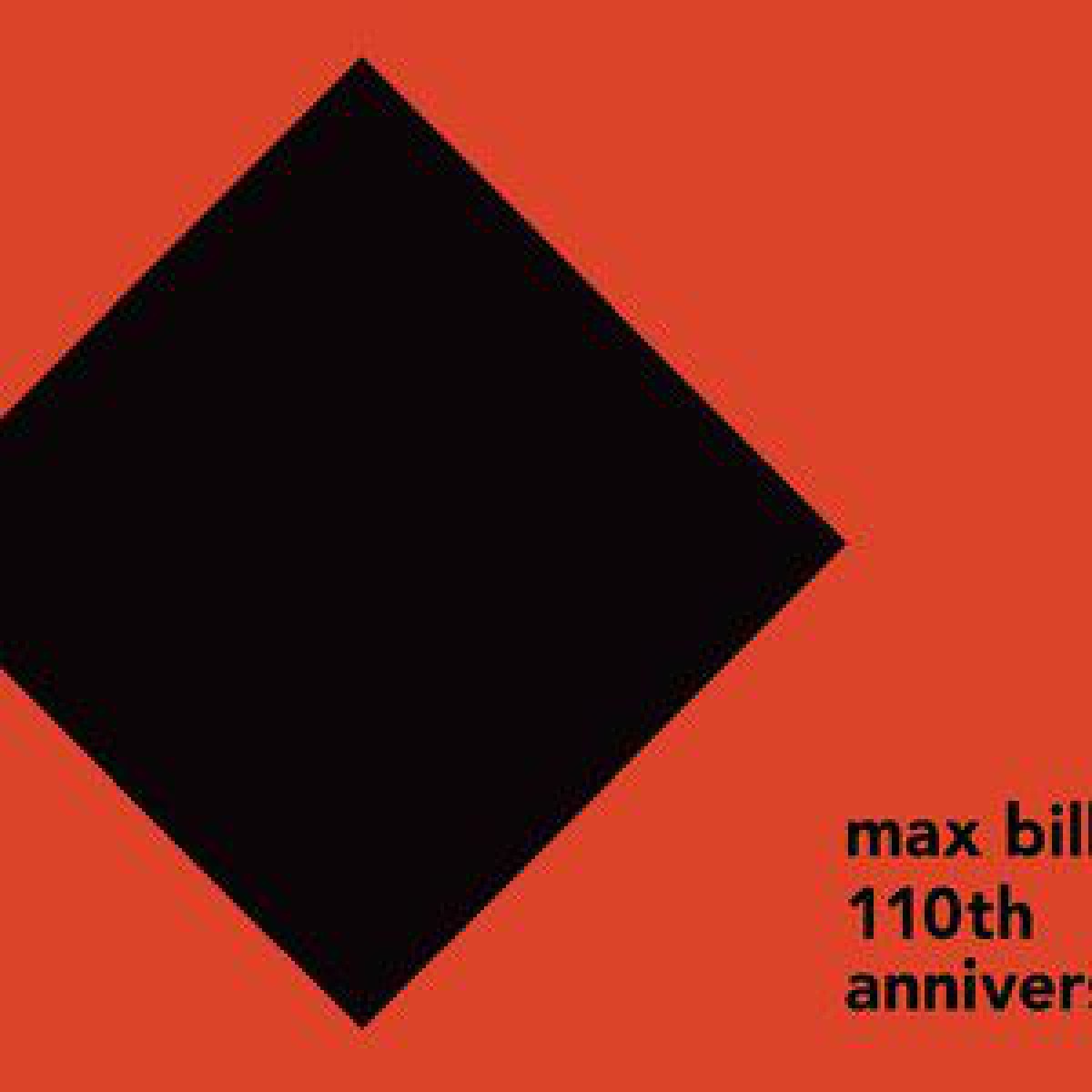 バウハウス最後の巨匠マックス・ビルが生誕110周年、記念イベントを開催