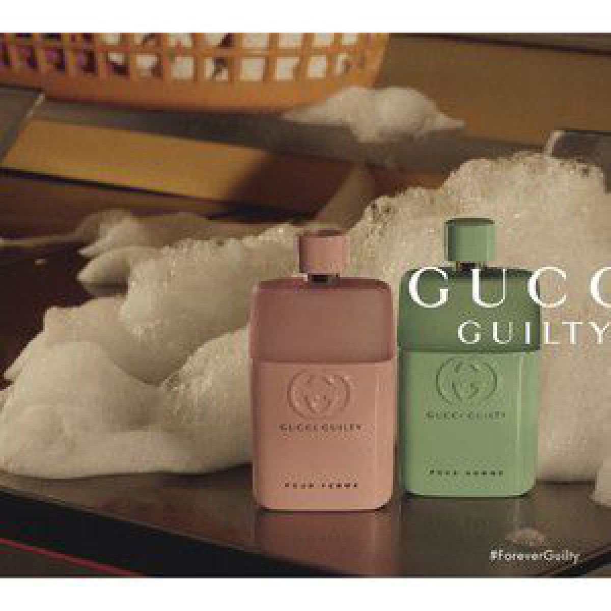 「グッチ」カップリング香水にバレンタインエディションが登場、パステルカラーの限定ボトルデザイン