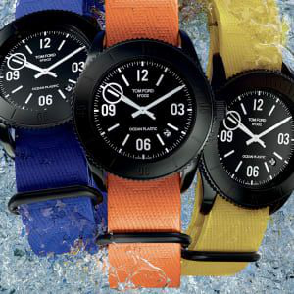 トム フォードから海洋プラスティック素材の時計が登場、パッケージもリサイクル可能